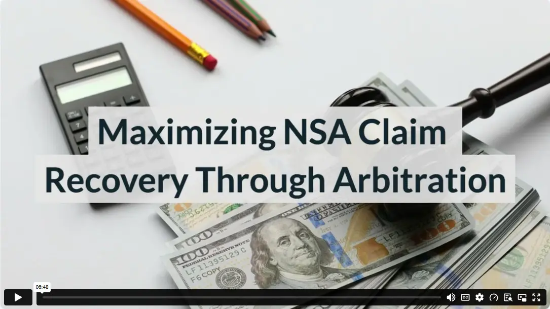 Maximizing NSA Claim Recovery Through Arbitration