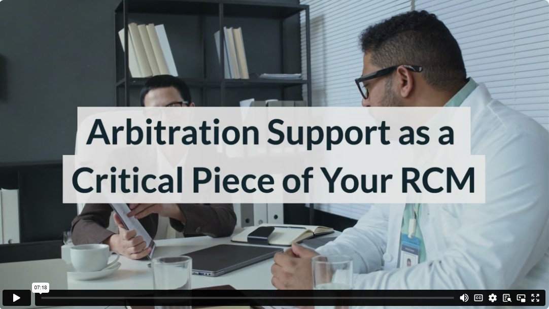 Arbitration Support as a Critical Piece of Your RCM